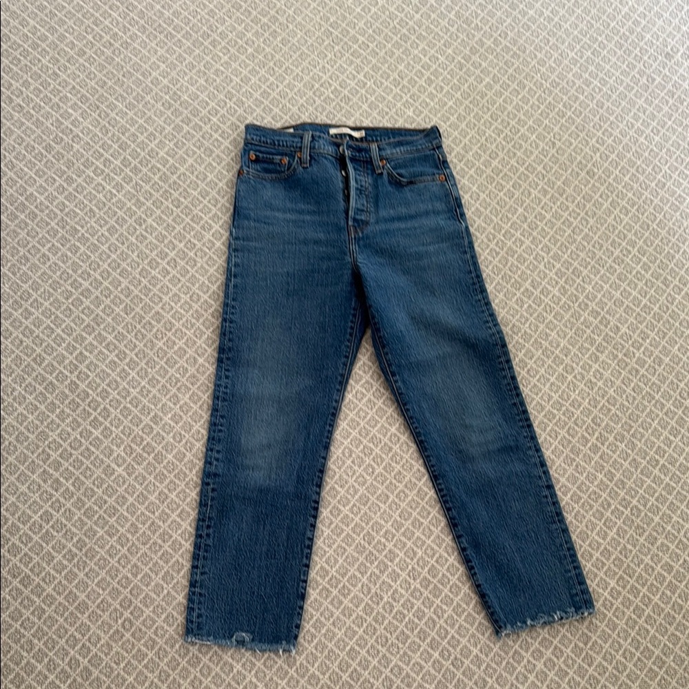 Levi's Blue Straight Leg Jeans Classic Style